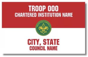 Scouting America unit flag